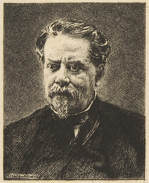 Félix Bracquemond, Portrait of Benjamin Fillon