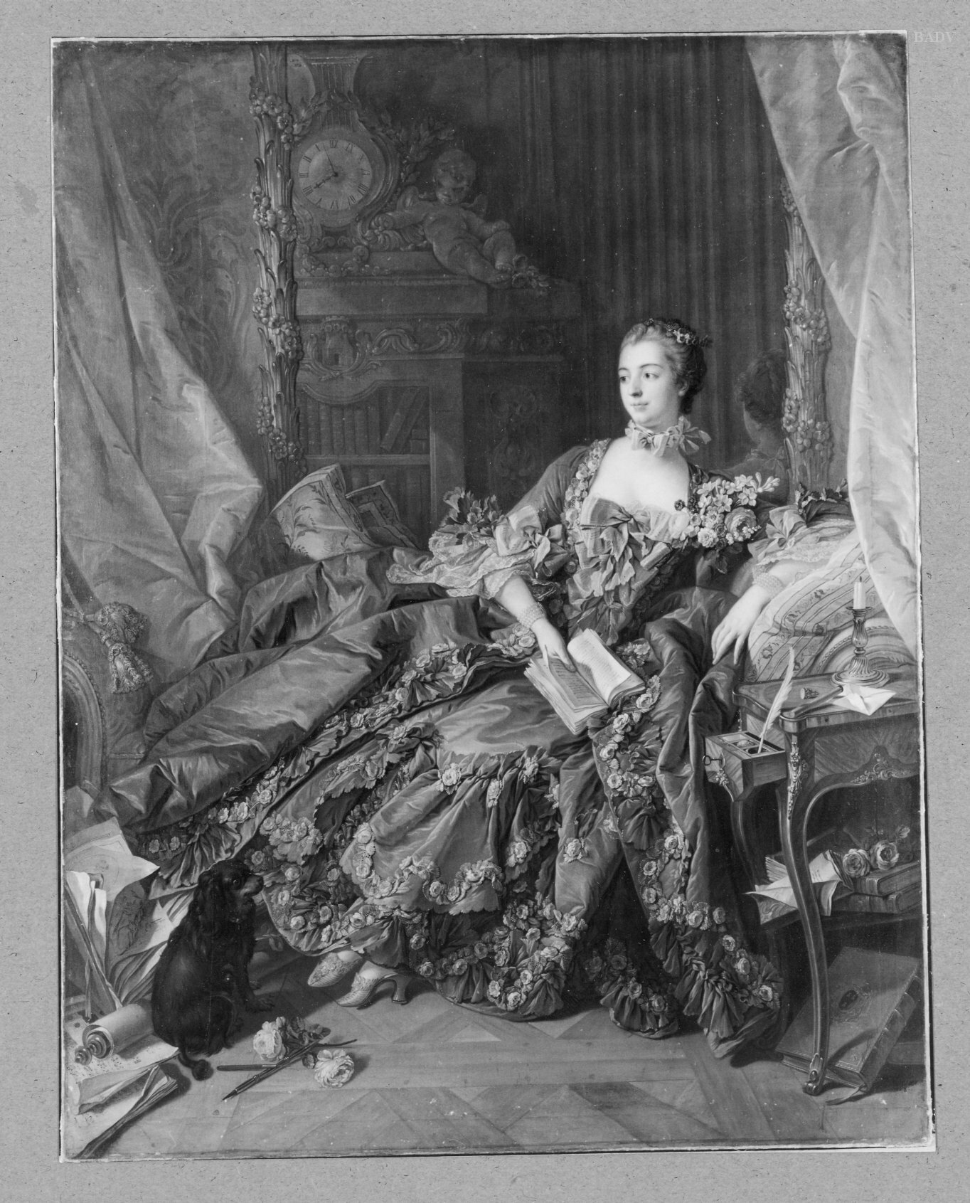 François Boucher, Portrait of Mme Pompadour