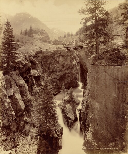 William Henry Jackson, Bridge Over The Uncompagre Near Ouray