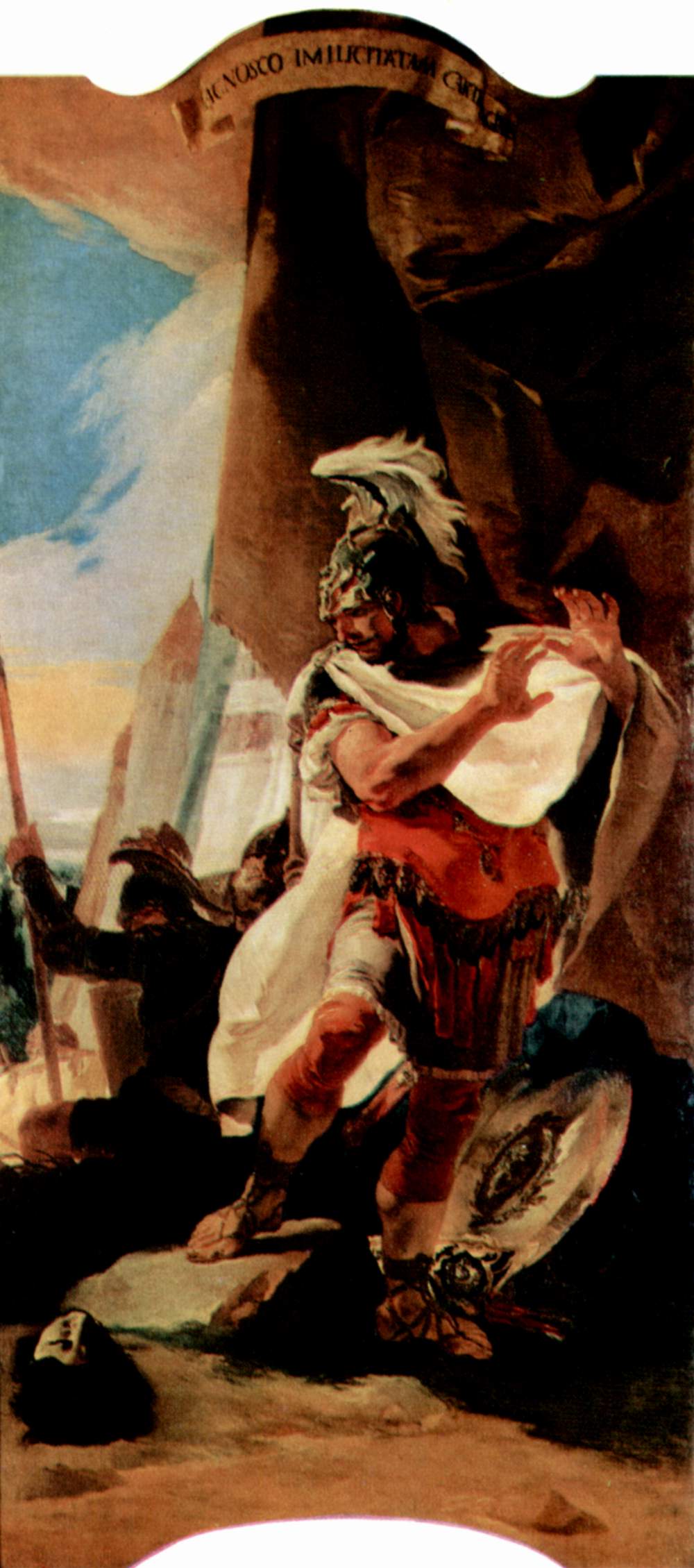Giovanni Battista Tiepolo, Hannibal recognises the head of his brother Hasdrubal