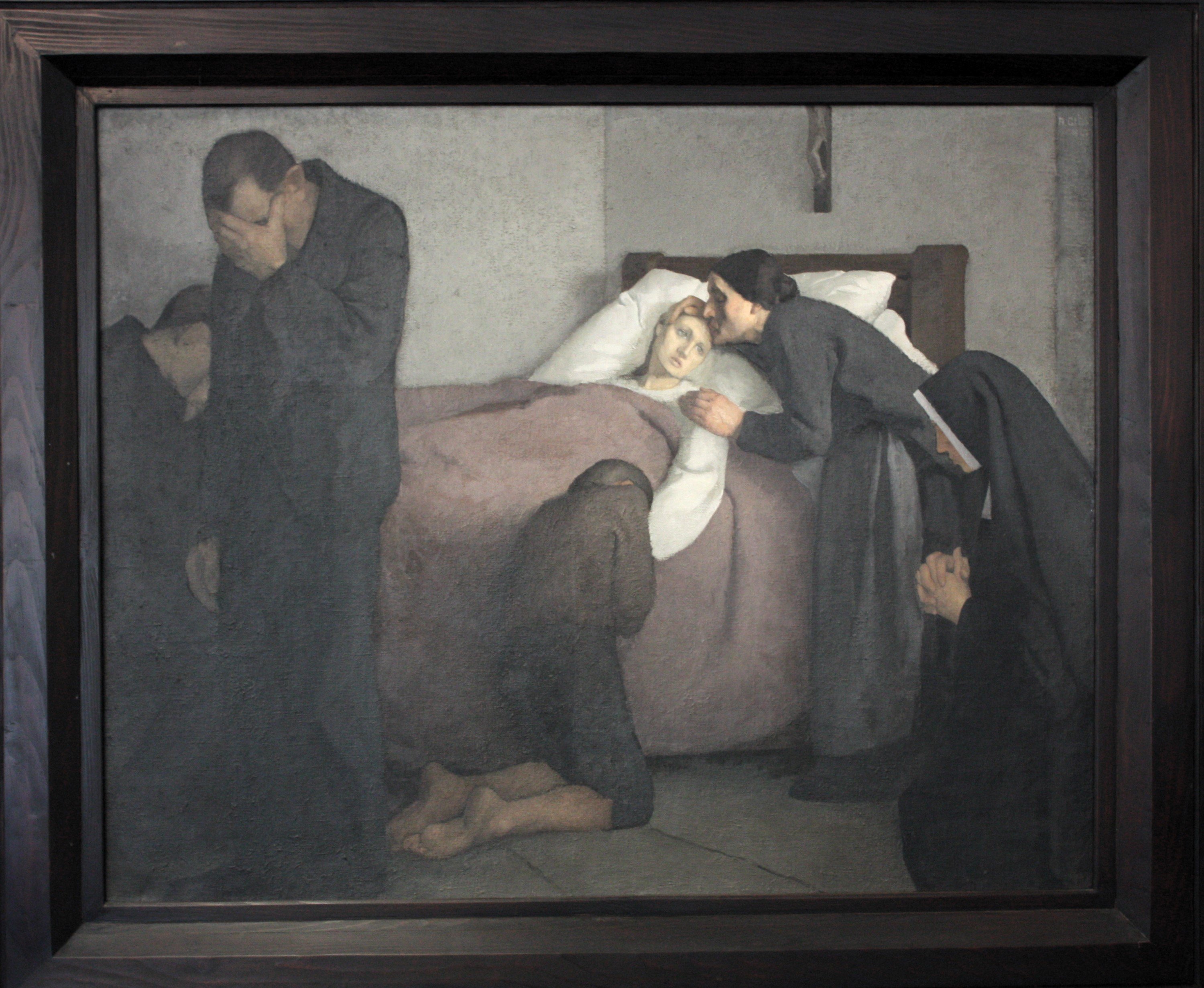 Jules Alfred Giess, Gemälde "Abschied" (Jules Alfred Giess)