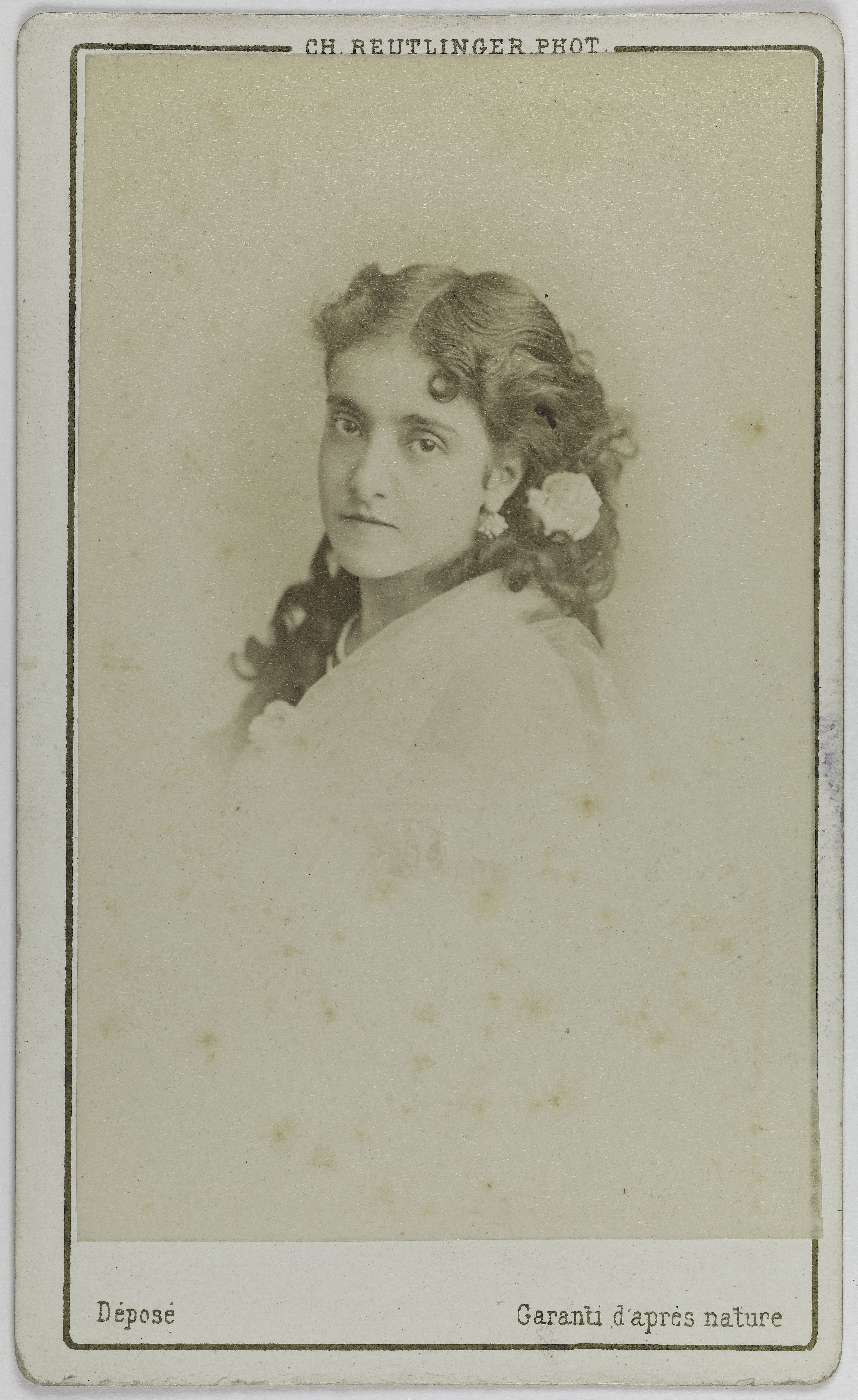 Charles Reutlinger, Portrait de Patti Adelina, (Adela-Juana-Maria, dite), (1843-1919), (chanteuse lyrique)