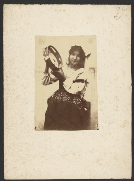 Unknown, [Woman with tambourine]