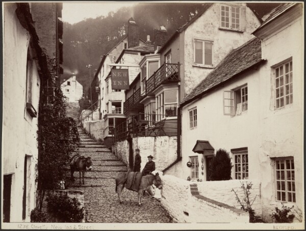 Francis Bedford, Clovelly, New Inn & Street