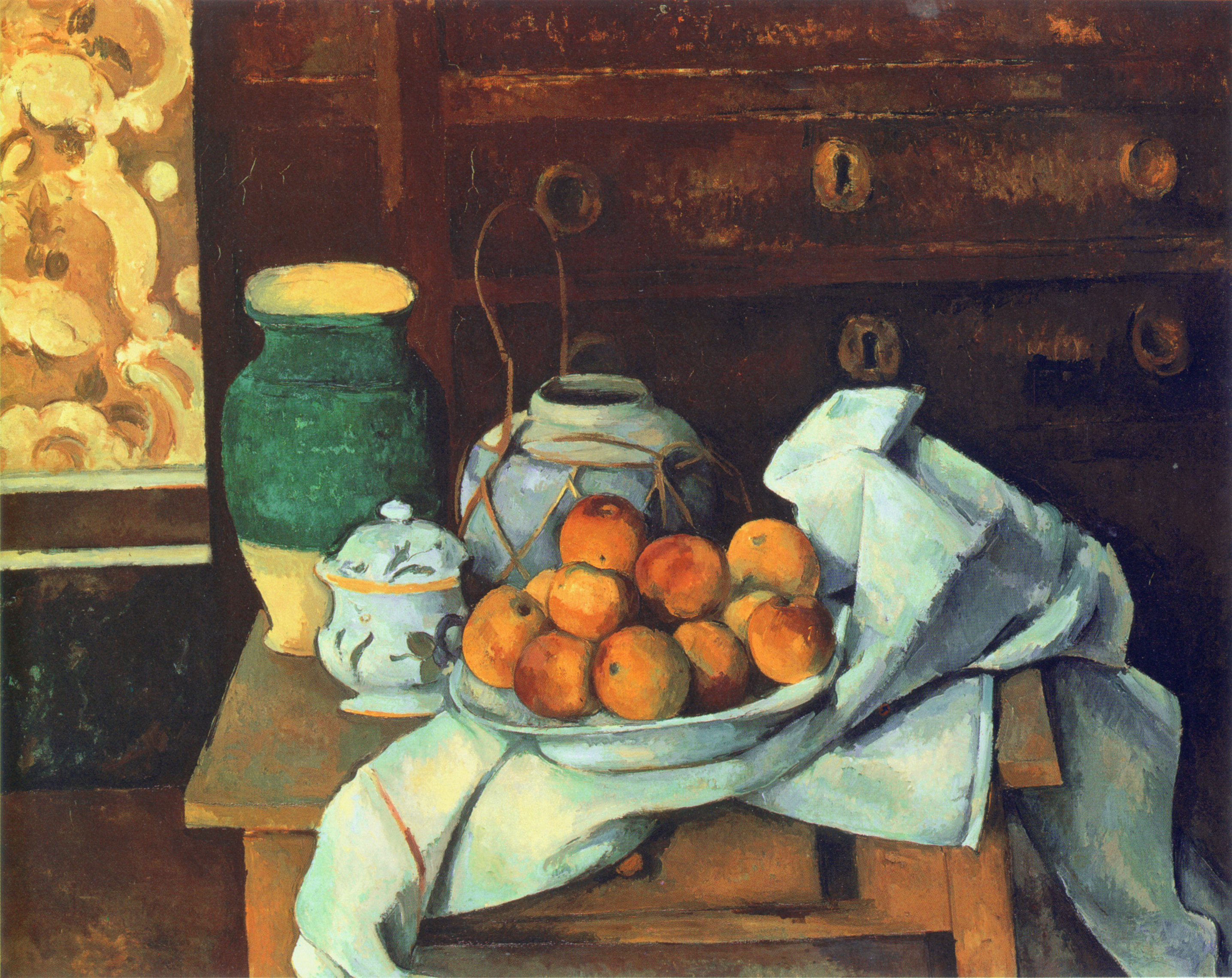 Paul Cézanne, Still life with dresser