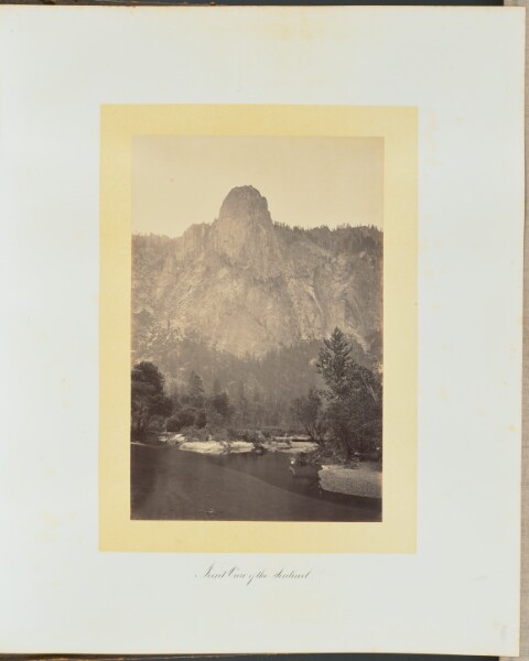 Carleton Watkins, Front View of The Sentinel