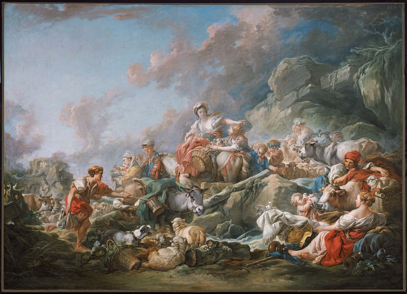François Boucher, Return from Market