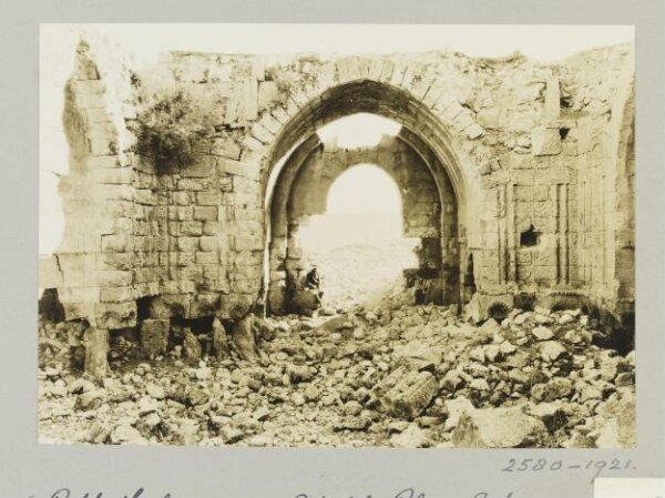 K.A.C. Creswell, Interior of Audience Hall, Amman Citadel, Amman