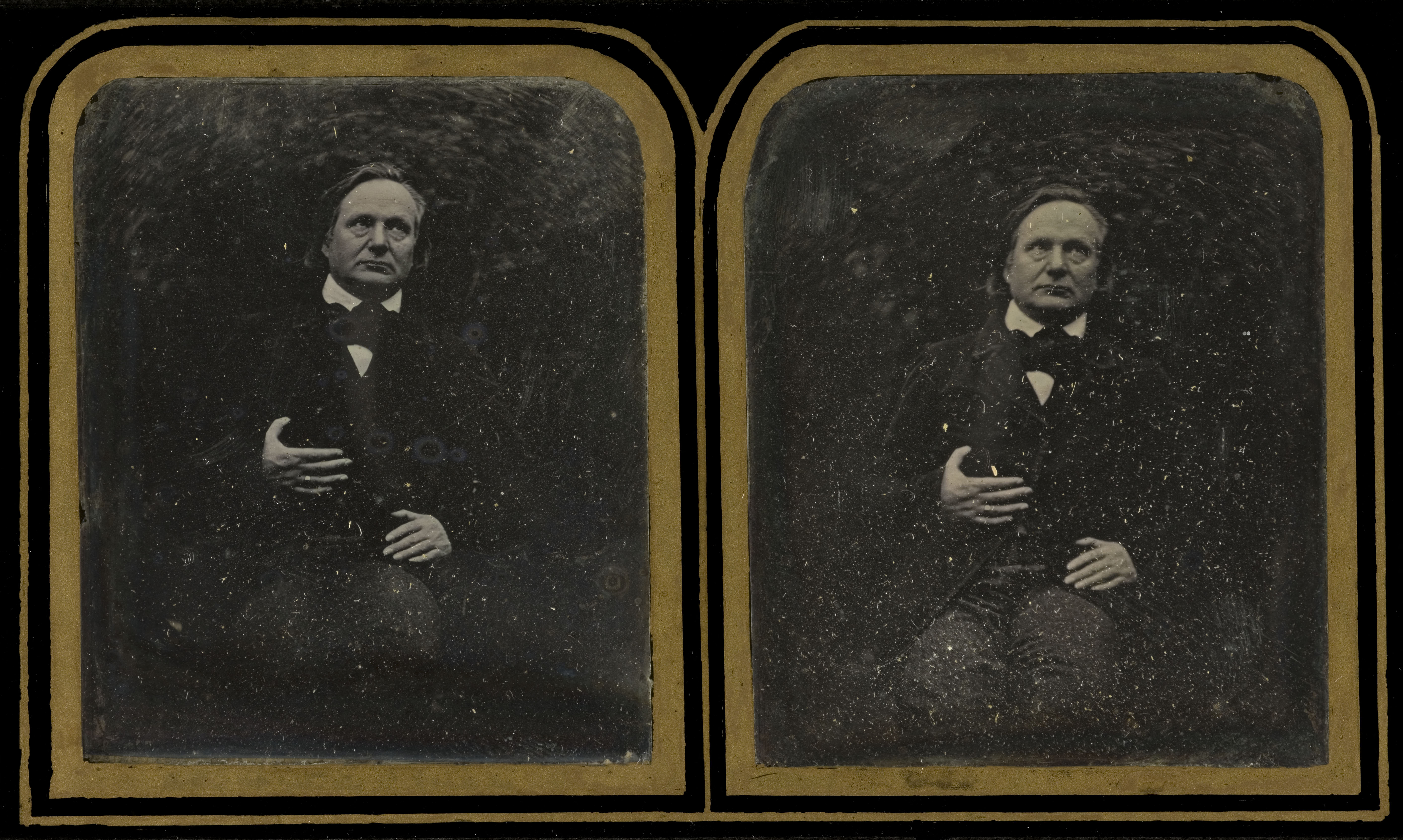 Charles Hugo, Portrait de Victor Hugo en buste