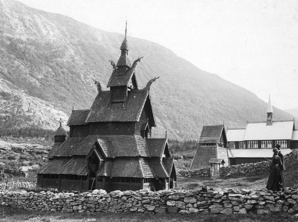 Axel Lindahl, Borgund gamle og nye kirke