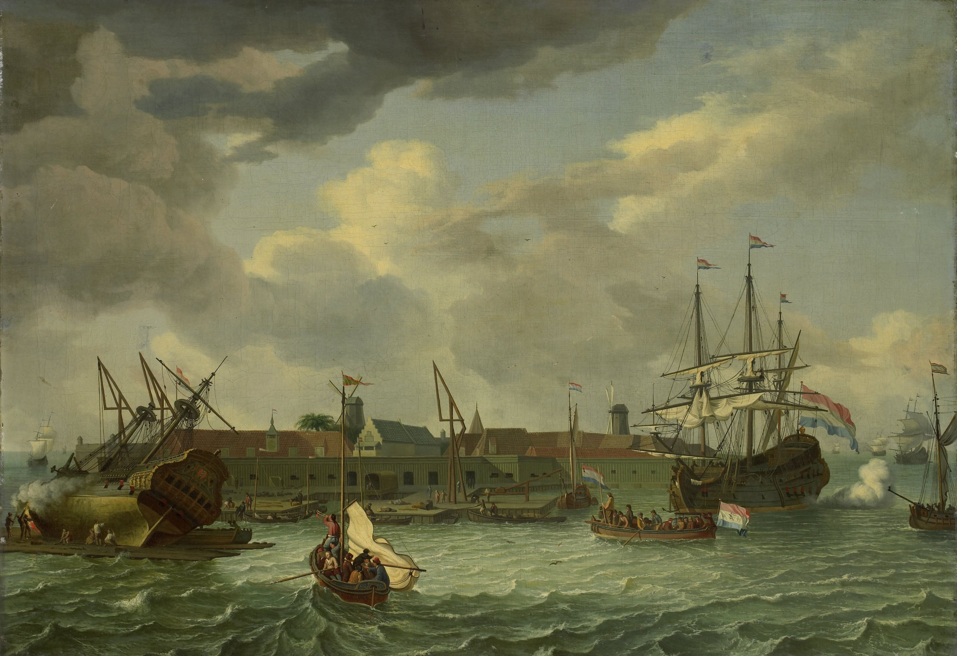 Abraham Storck, Onrust Island near Batavia