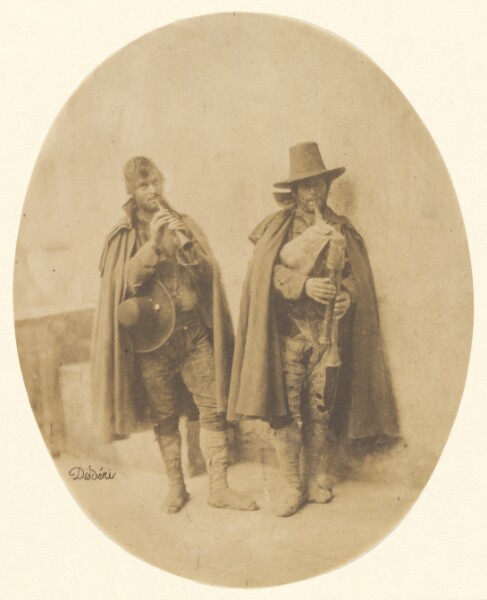 André Adolphe-Eugène Disdéri, [Two Natives of Calabria, Italy]