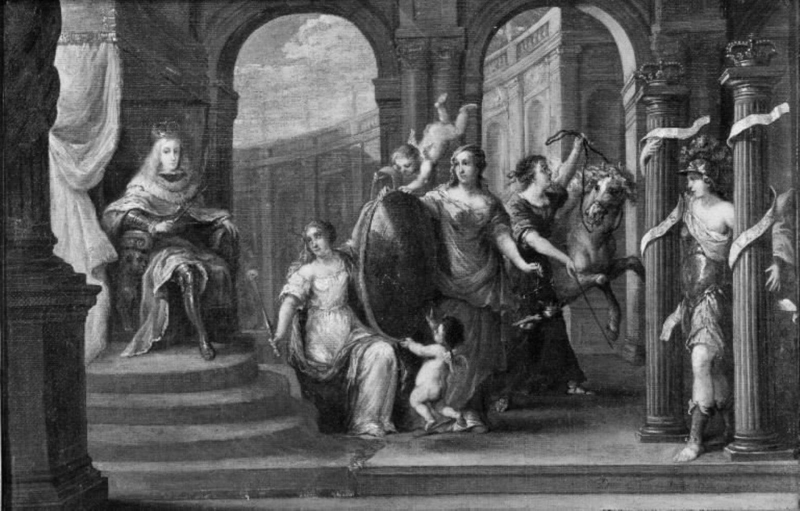 David Teniers (II), Allegori på Carl den andens kroning