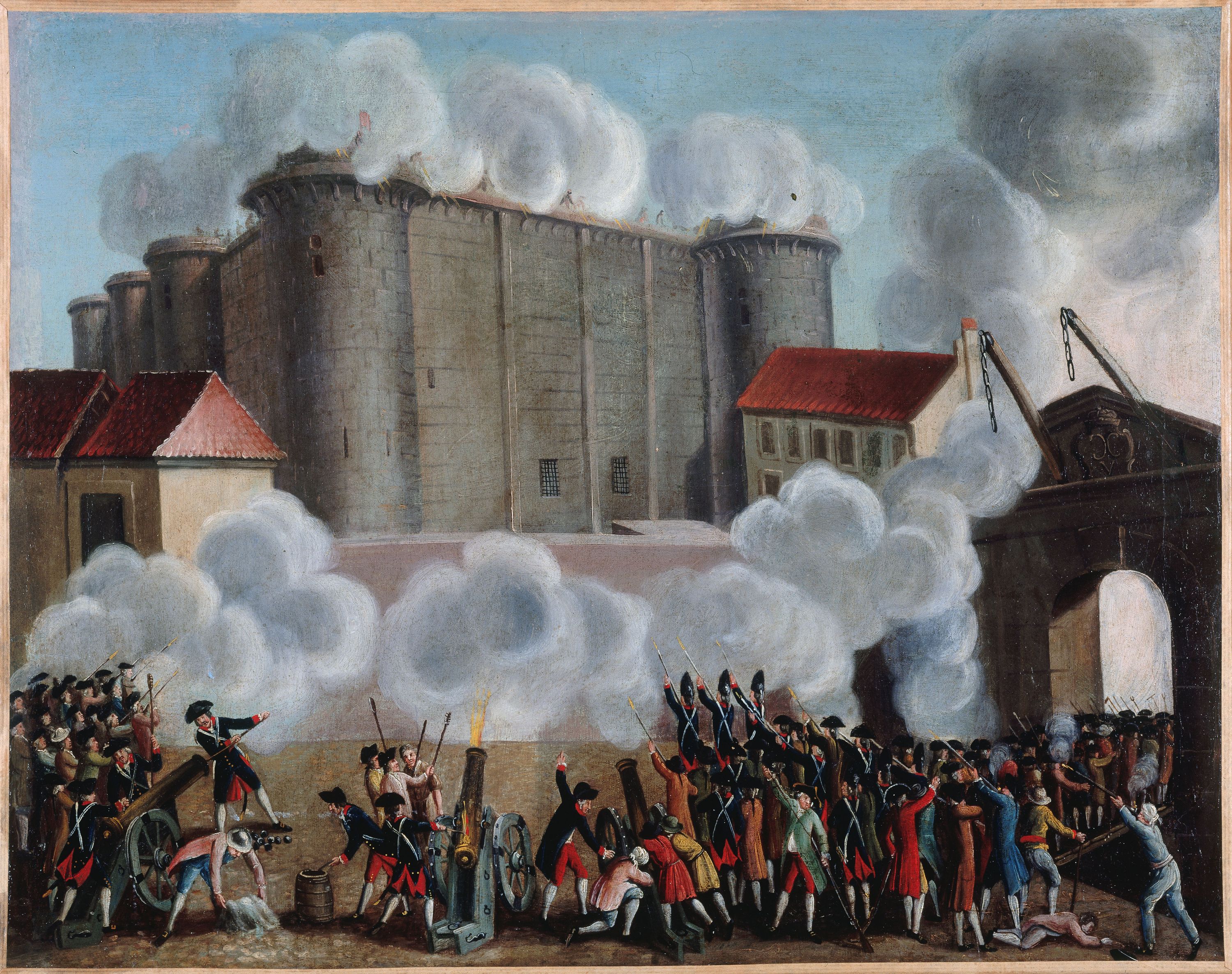 Anonyme, Prise de la Bastille, le 14 juillet 1789