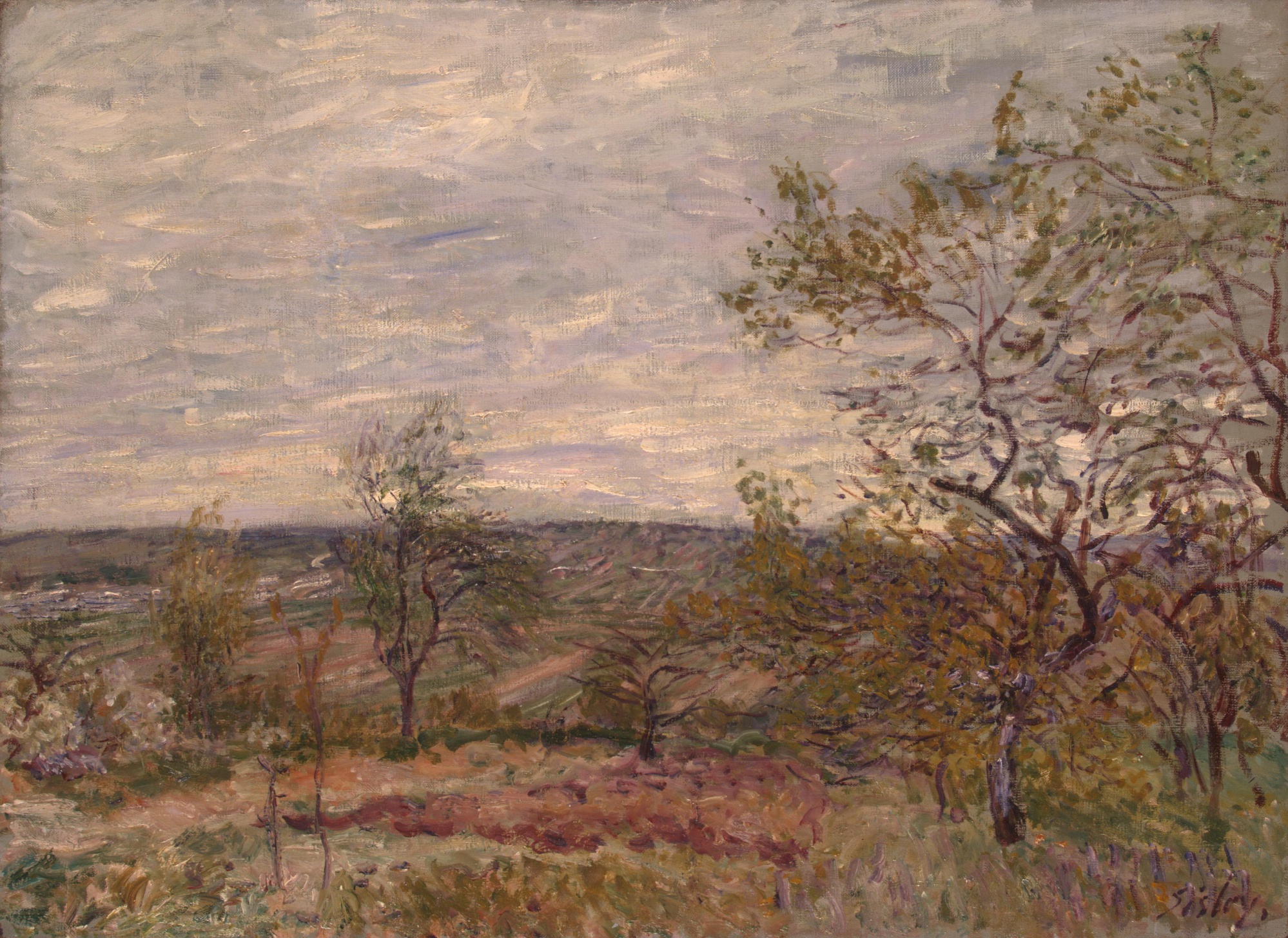 Alfred Sisley, Windy Day at Veneux