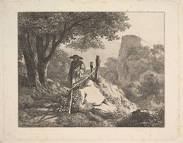 Johann Christoph Erhard, A Shady Enclosure of Trees
