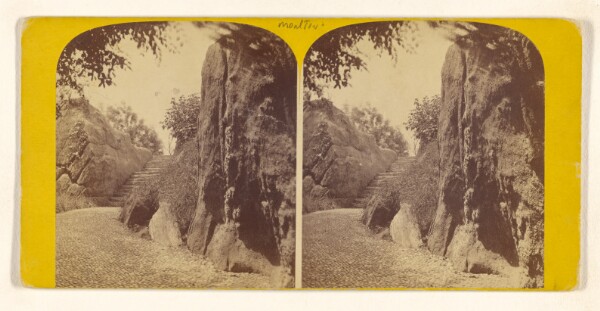 John S. Moulton, The Cave, looking South. [Central Park, N.Y.]