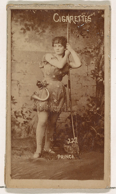 W. Duke, Sons & Co., Card Number 227, Prince, from the Actors and Actresses series (N145-1) issued by Duke Sons & Co. to promote Cross Cut Cigarettes