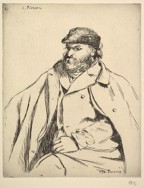 Camille Pissarro, Portrait of Paul Cézanne