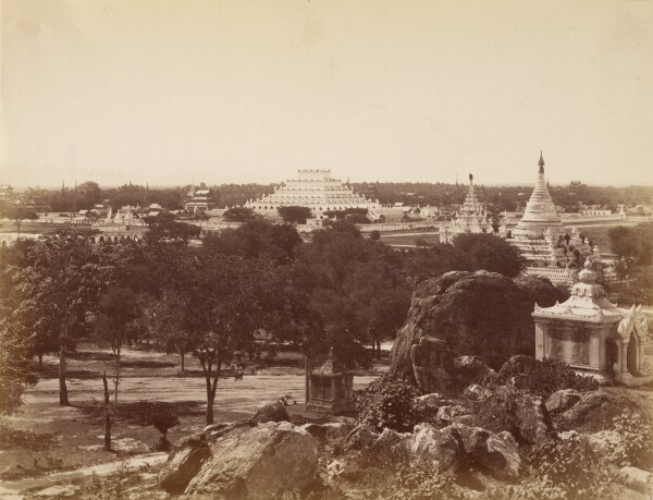 Felice Beato, The Incomparable Pagoda from Mandalay Hill