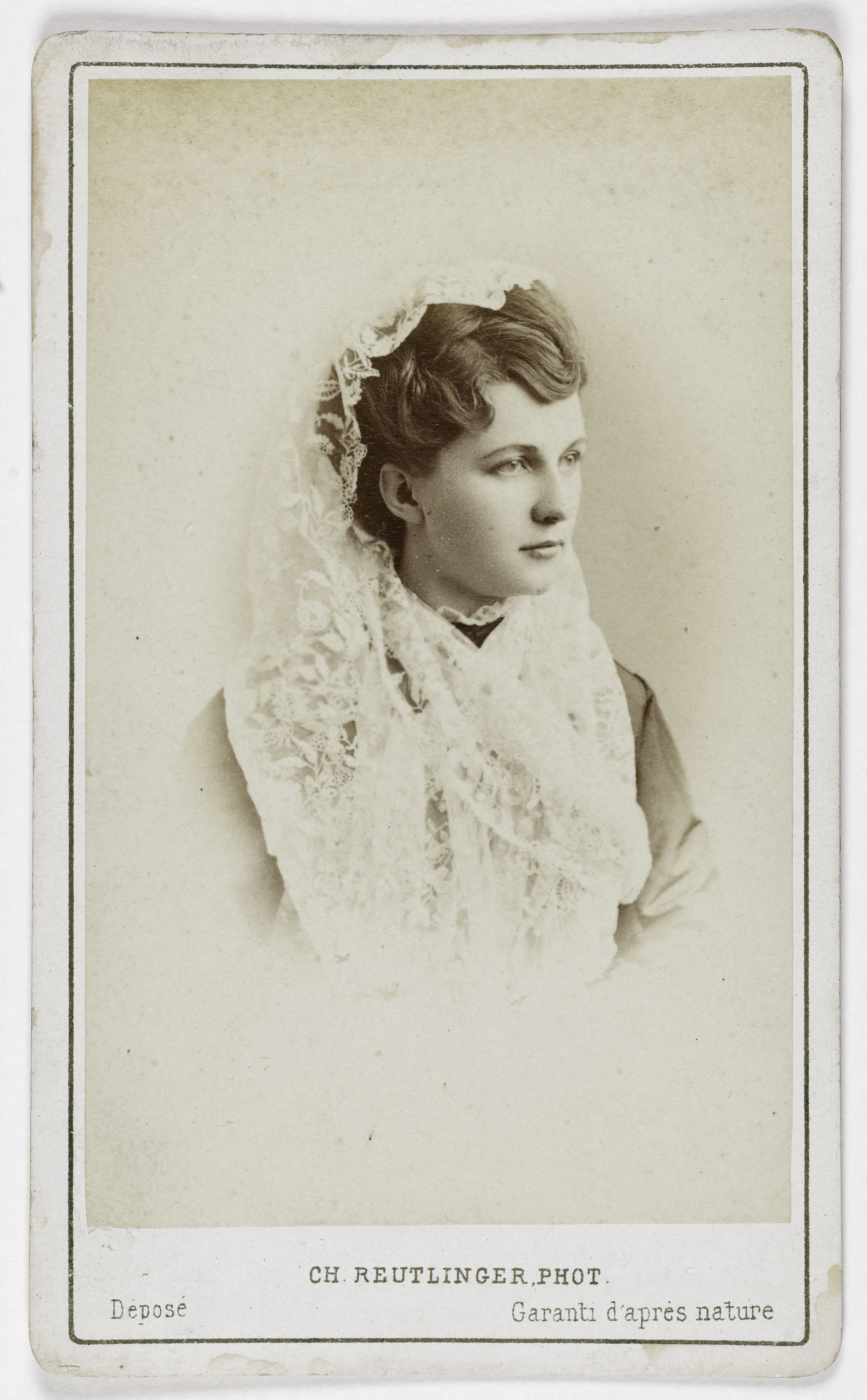 Charles Reutlinger, Portrait d'Henriette Drouard, (actrice aux théâtres de Variétés et de la Gaîté)