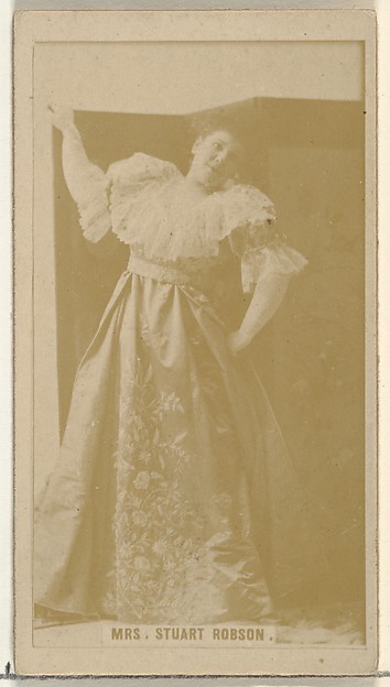 W. Duke, Sons & Co., Mrs. Stuart Robson, from the Actors and Actresses series (N145-8) issued by Duke Sons & Co. to promote Duke Cigarettes