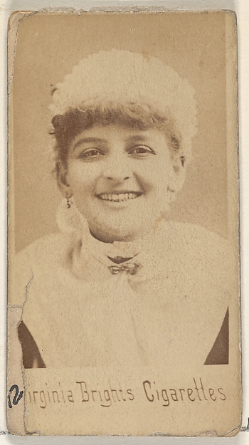 Allen & Ginter, From the Actors and Actresses series (N45, Type 4) for Virginia Brights Cigarettes