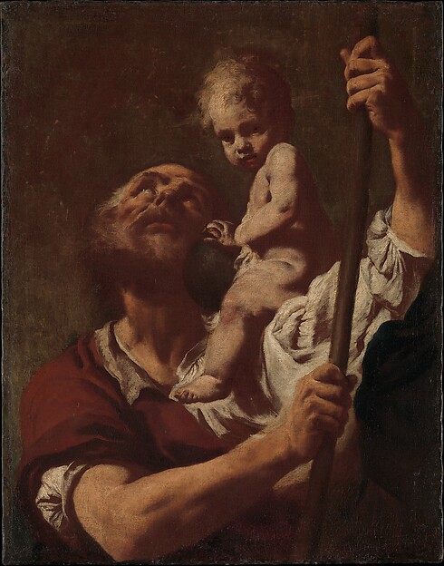 Giovanni Battista Piazzetta, Saint Christopher Carrying the Infant Christ