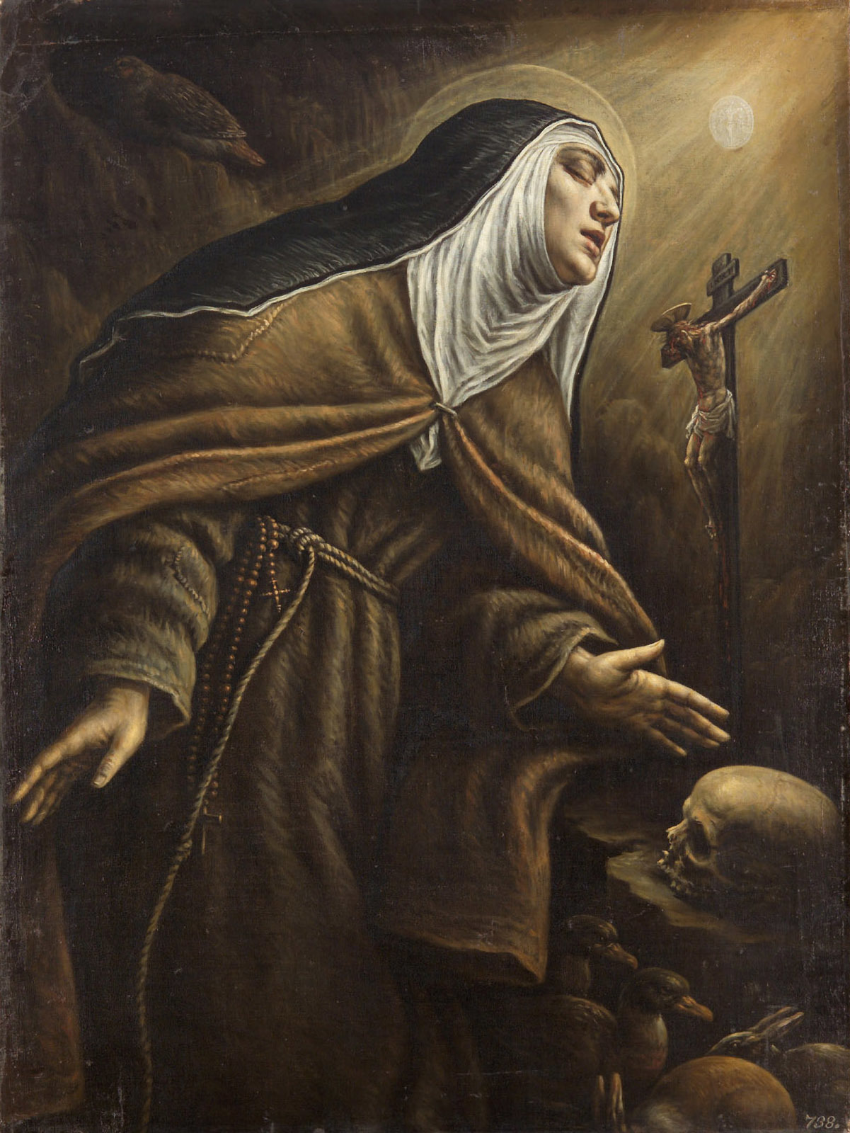Leandro Bassano, Saint Clara