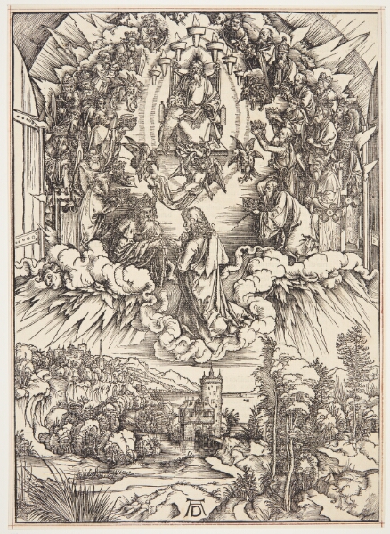 Albrecht Dürer, Johannes foran Gud og de firetyve ældste