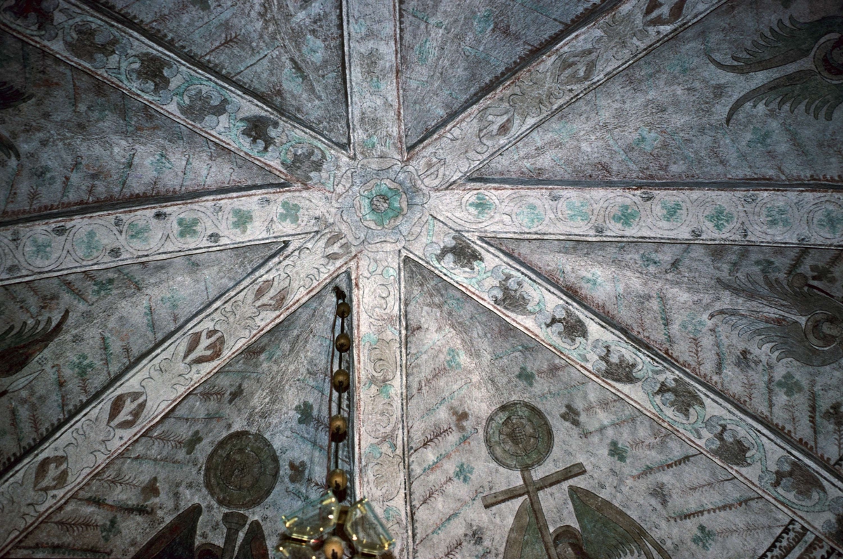 Rune Hammarling, Lime painting in Viksta Church, Viksta parish, Uppland 1986