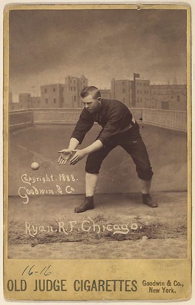 Goodwin & Company, Ryan, Right Field, Chicago, from the series Old Judge Cigarettes