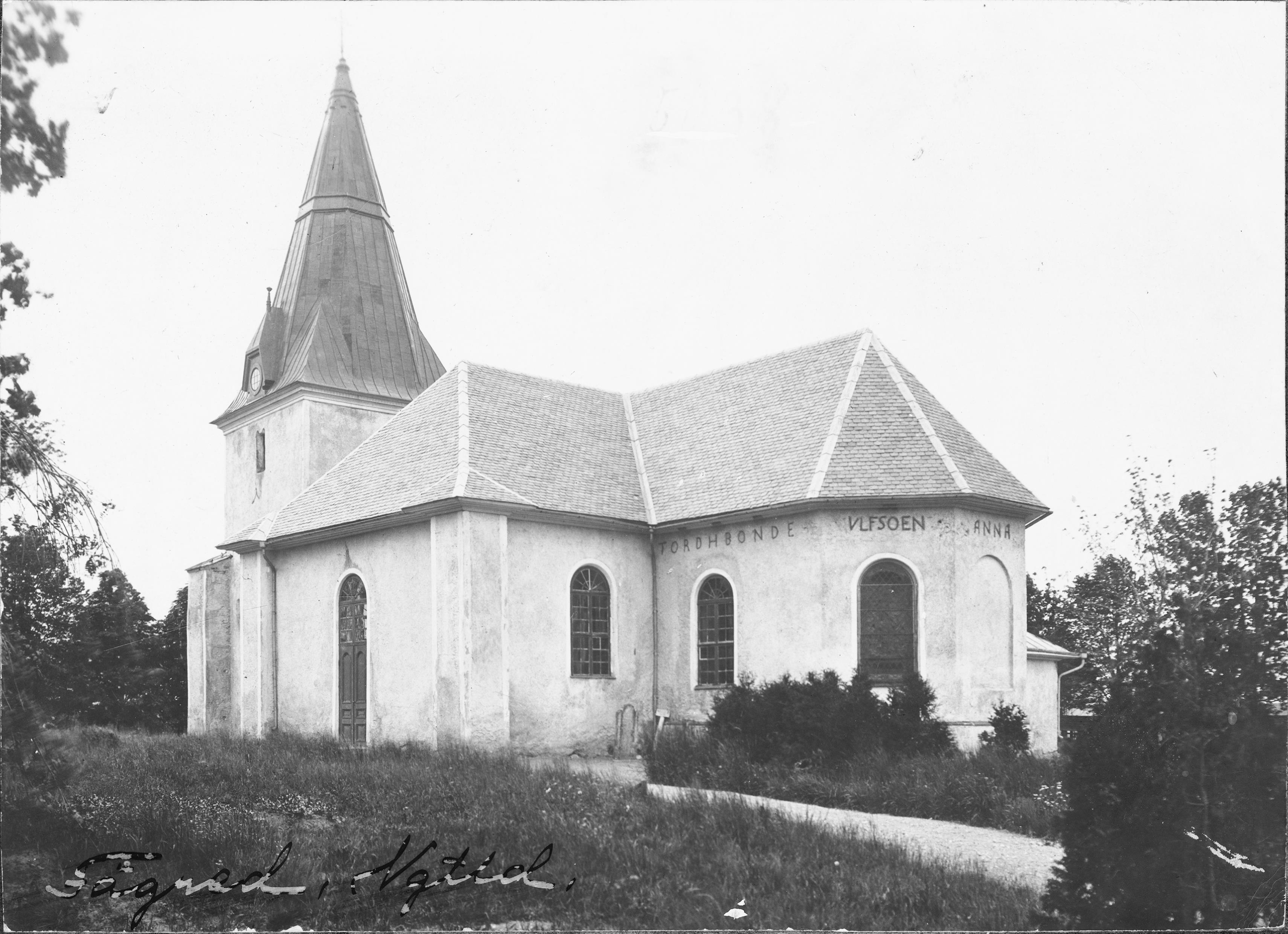 Ludvig Ericson, Fägre kyrka