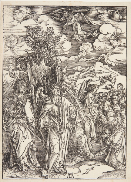 Albrecht Dürer, De fire engle holder jordens fire vinde tilbage