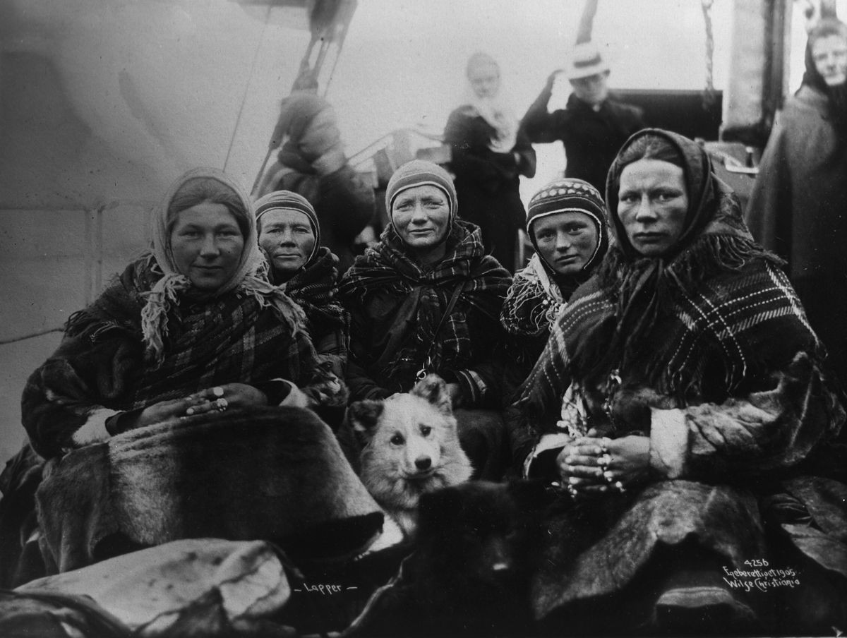 Anders Beer Wilse, Prot: Lapper - Lapper paa Fordækket 13/7 1906