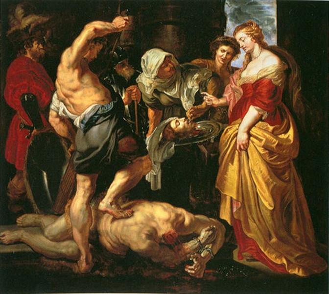 Peter Paul Rubens, Beheading of John the Baptist as Salome looks on