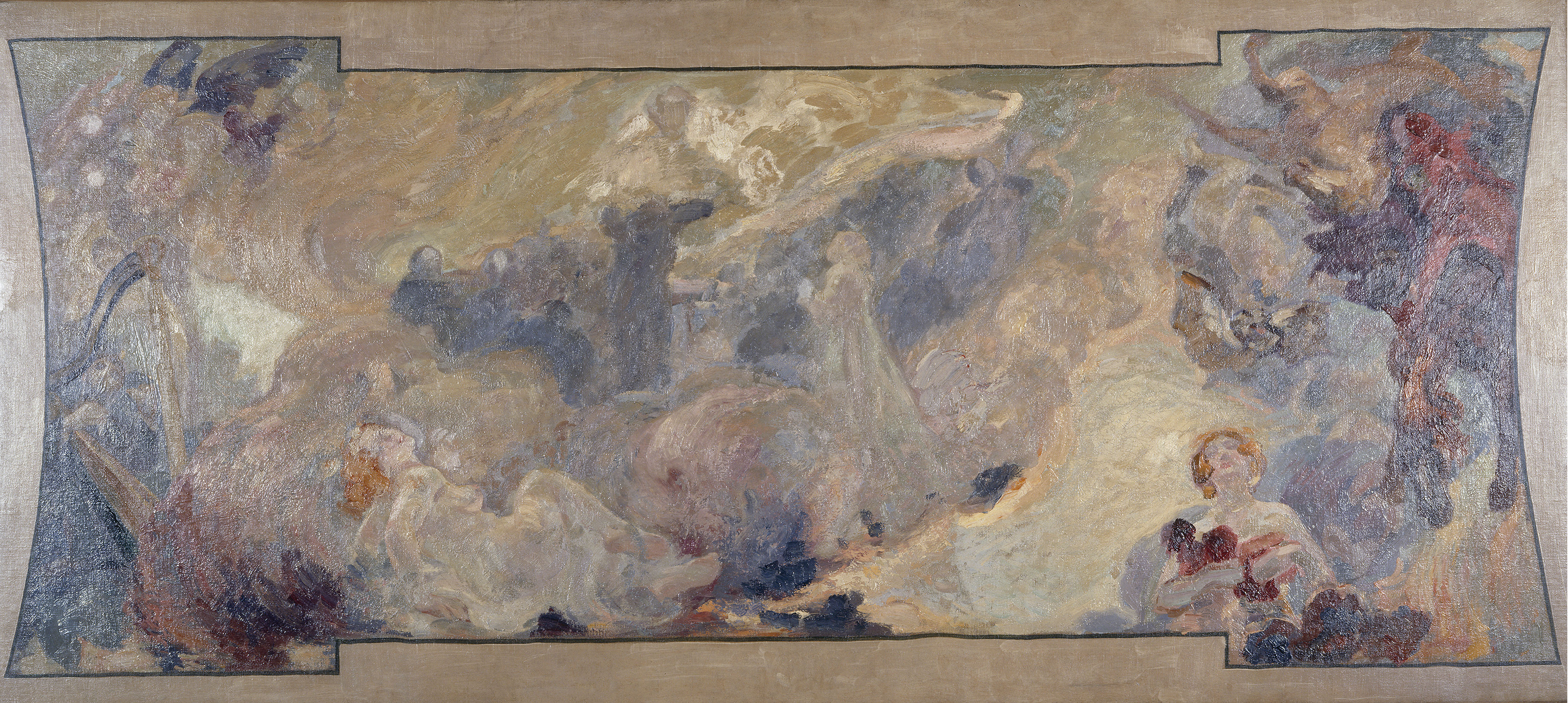 Alfred Philippe Roll, Esquisse pour le Petit Palais, galerie sud : La musique fantastique