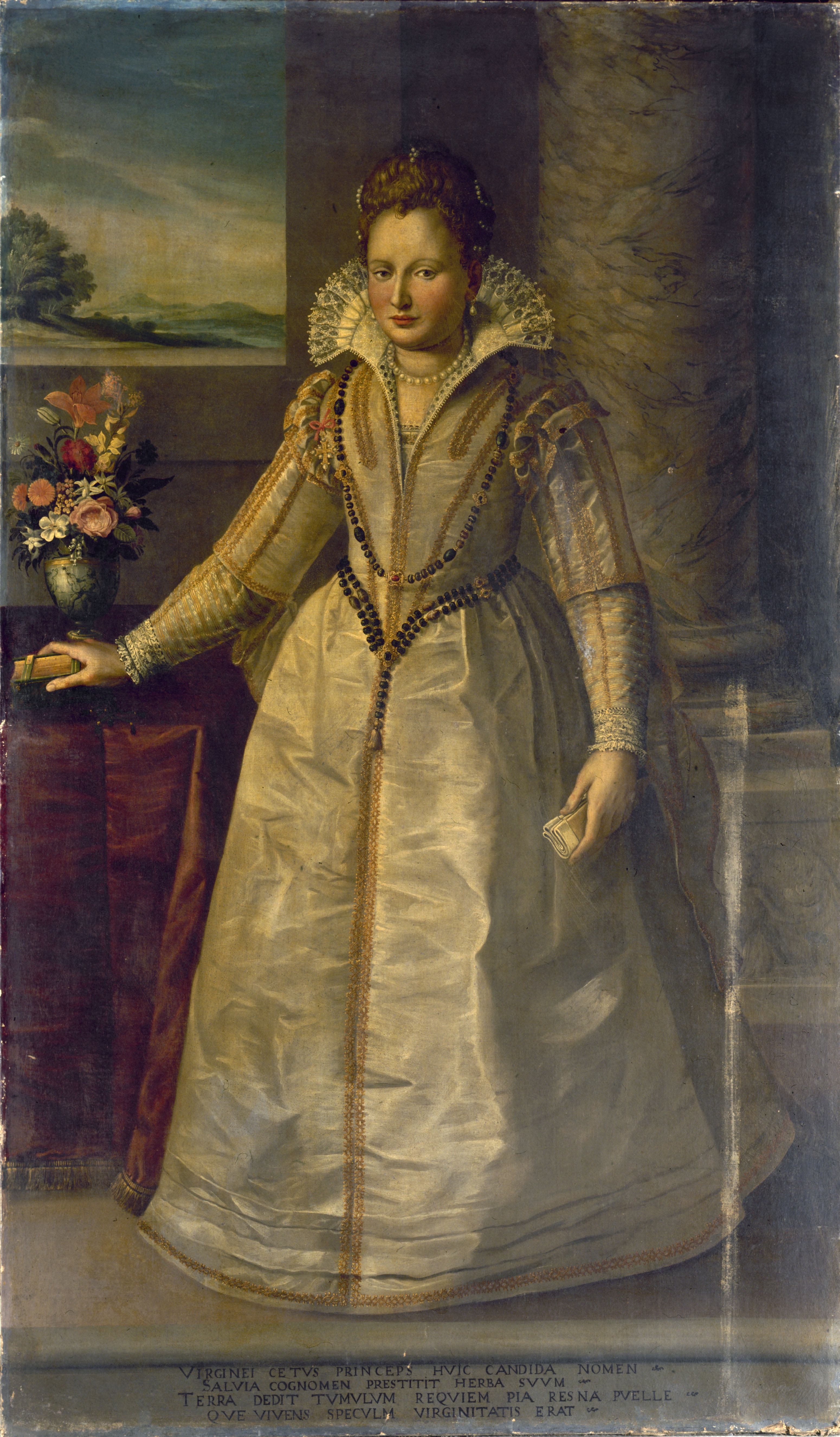 Anonyme, Portrait de femme, présumée de la famille Salviati