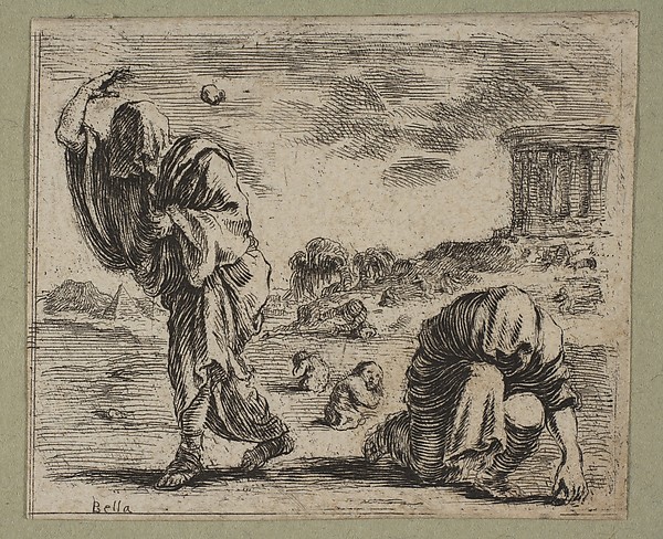 Stefano della Bella, Deucalion et Pyrrha