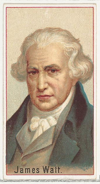 Allen & Ginter, James Watt, printer's sample for the World's Inventors souvenir album (A25) for Allen & Ginter Cigarettes