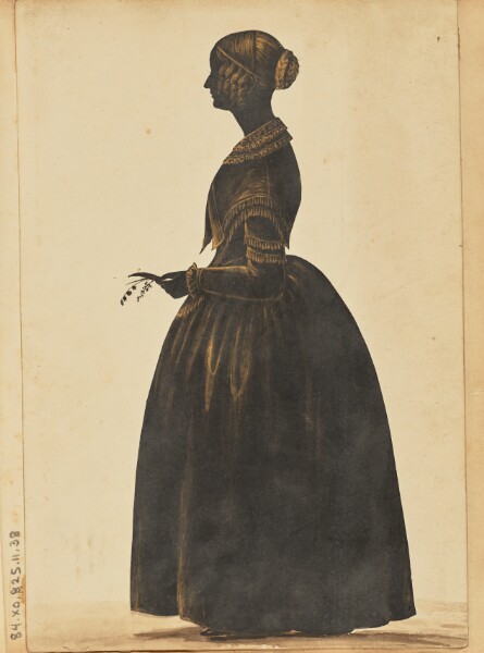 Unknown, [Silhouette of a woman]
