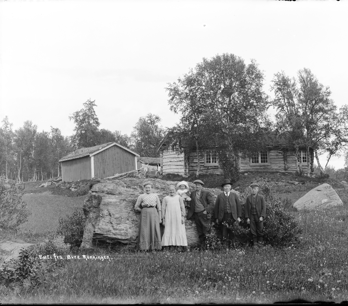 Peder J. Bredalslien, Parti fra Øvre Rønningen, menn og kvinner