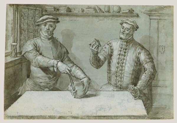 Ludger tom Ring the Younger, A Double Portrait of Hans Furraht and Jacob von der Burch