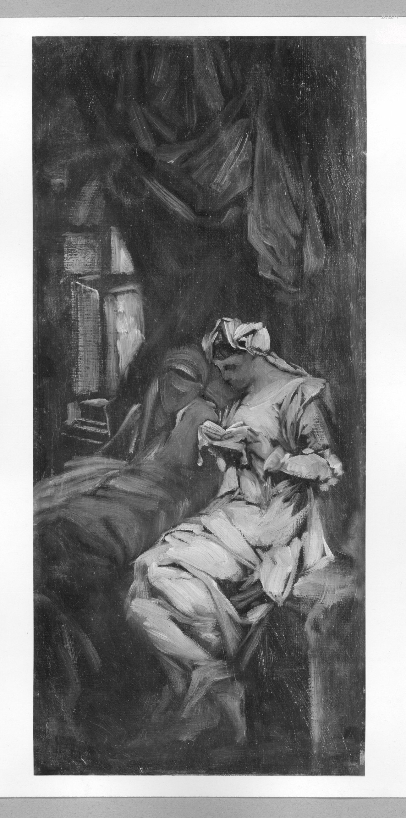 Hans Makart, Female figure reading