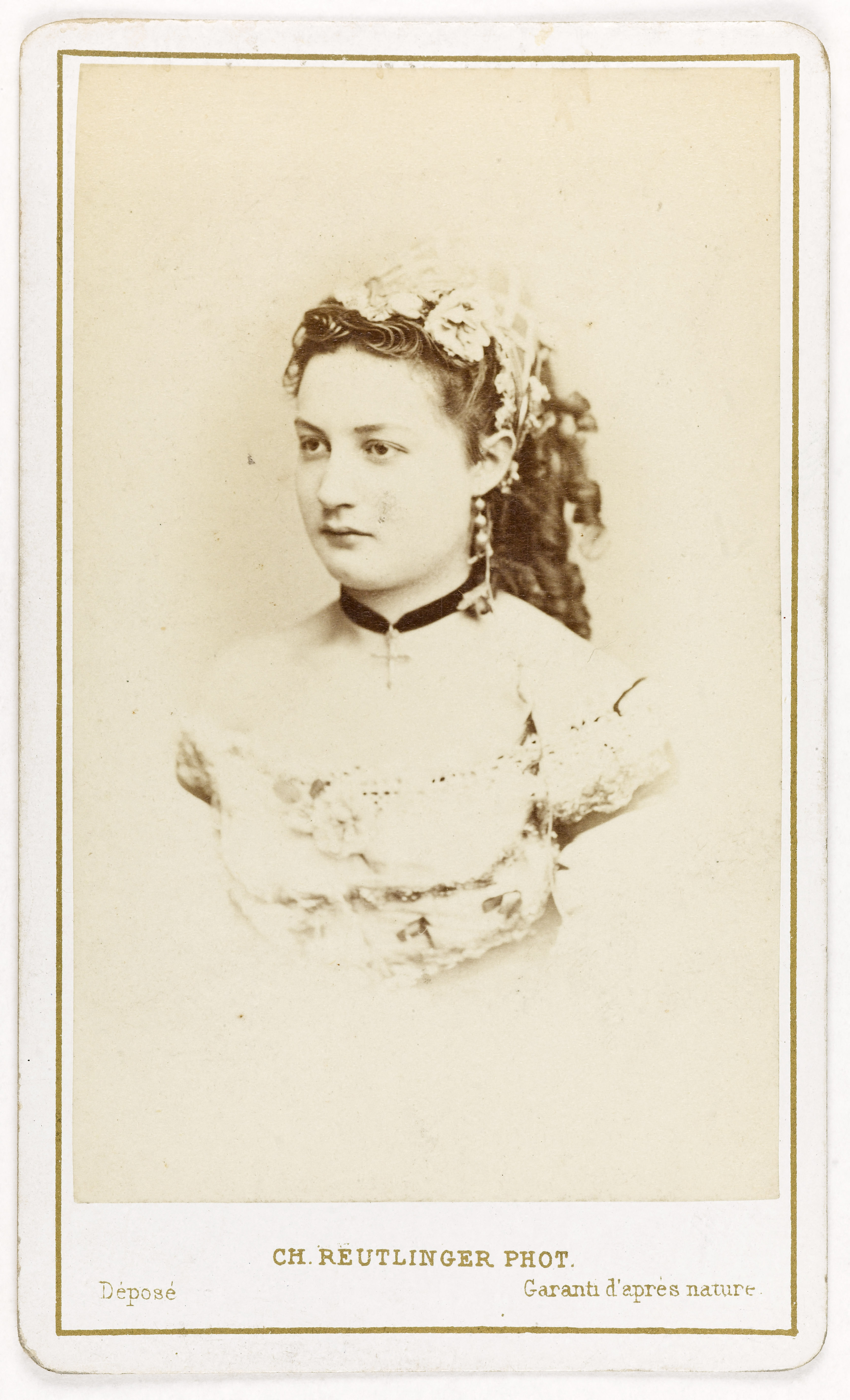 Charles Reutlinger, Portrait de Trabold, actrice