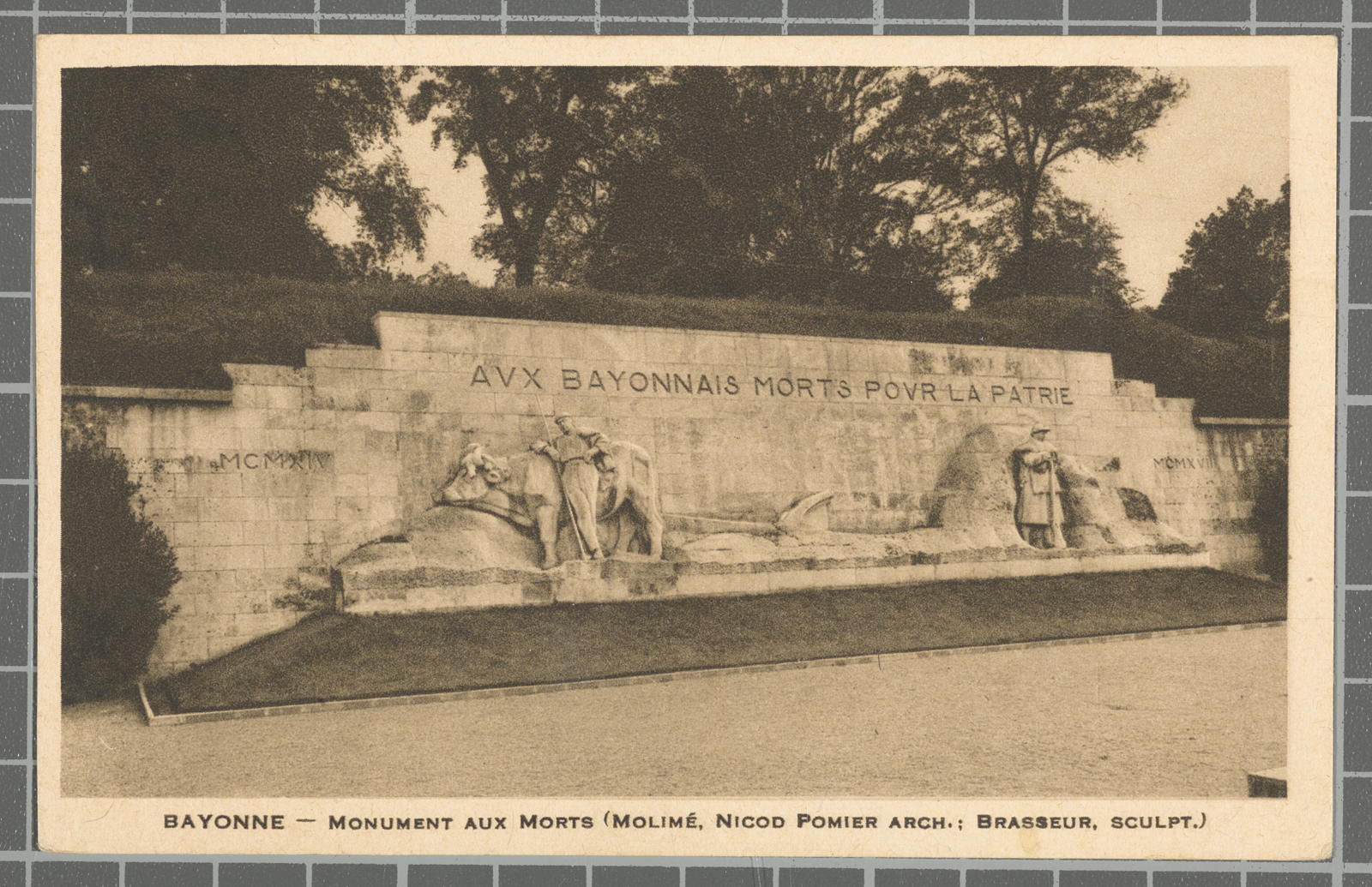 Desconegut, Bayonne - Monument aux dead