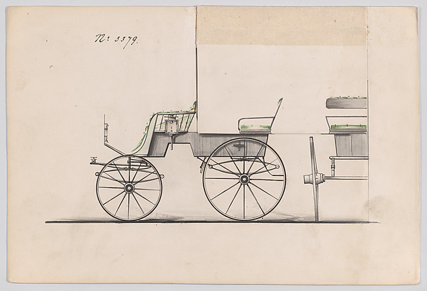 Brewster & Co., Design for T-Cart, no. 3379