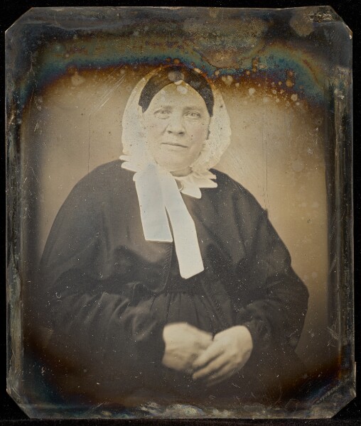 Jacob Byerly, [Portrait of a Seated Woman in Matron Cap]