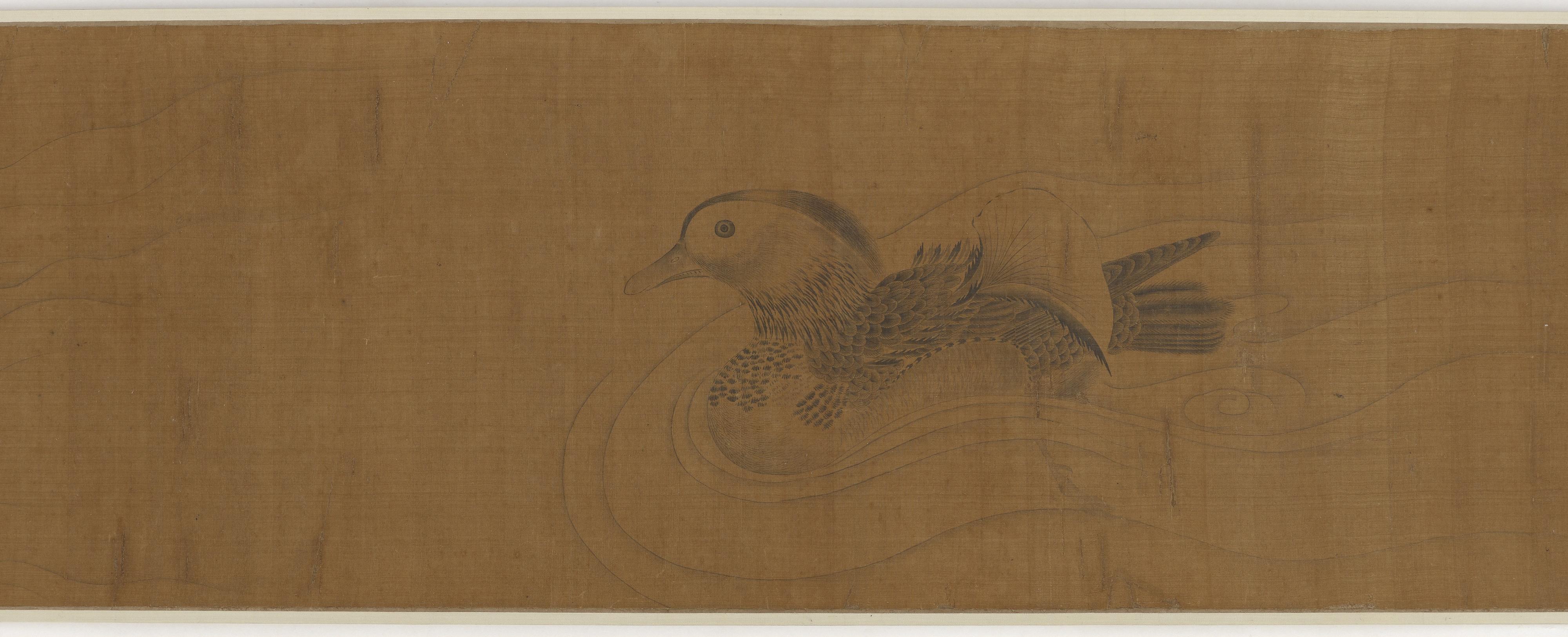 Formerly attributed to Emperor Huizong, Two ducks in the water