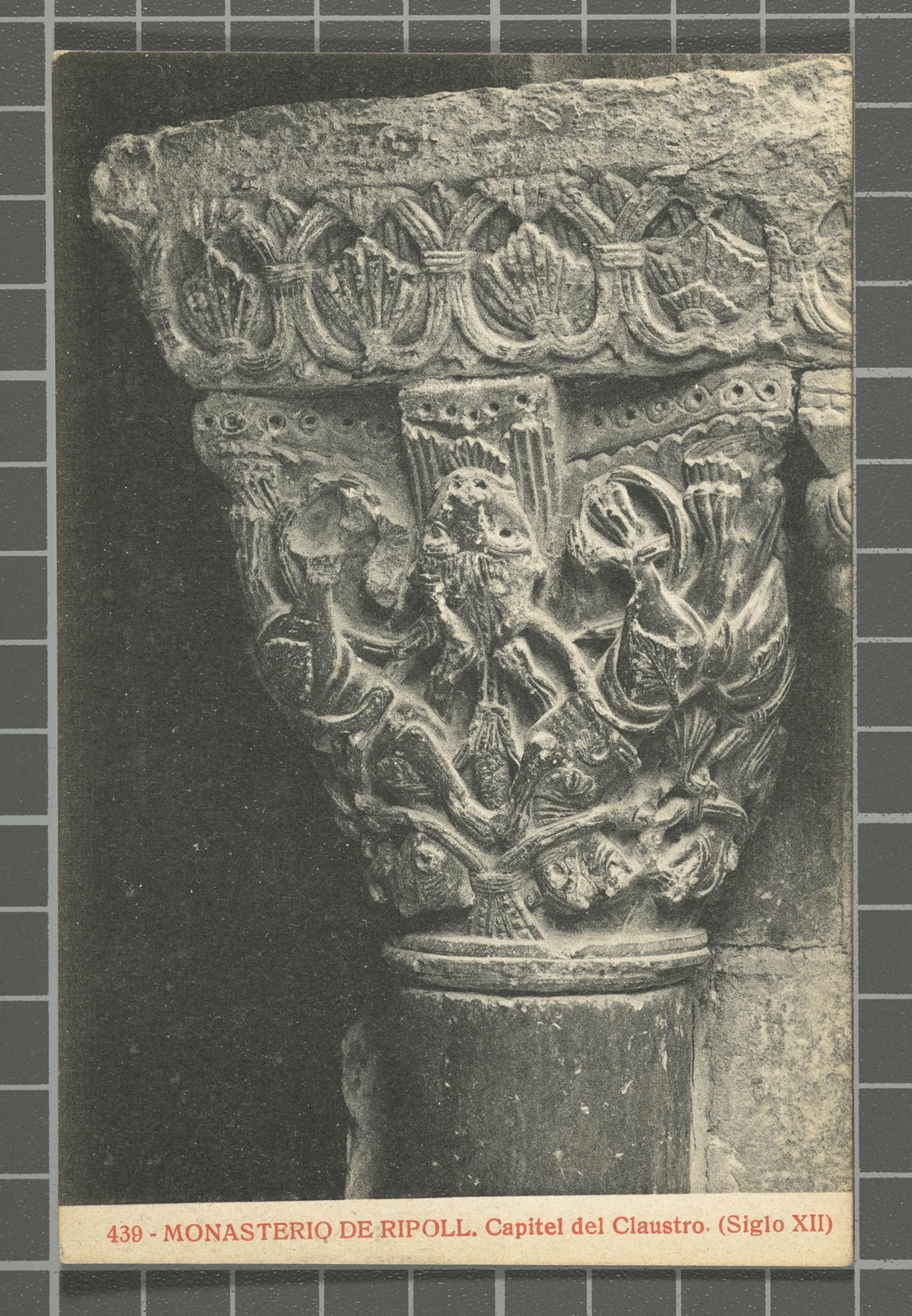 Desconegut, 439 - Monasterio of Ripoll. Capitel of the Claustro. (Siglo XII)